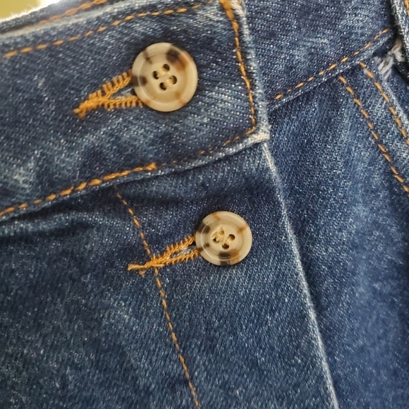 Vivaldi Jeanswear Women's 1980s Vintage Denim‎ Wrap Style Jean Skirt Made In USA - Picture 7 of 11